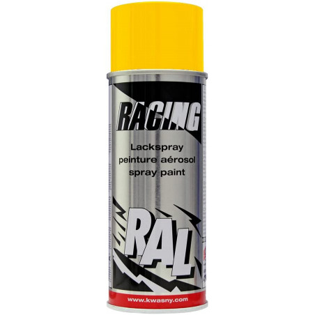 Spray peinture RACING Auto-K RAL 1021 jaune colza 400ml