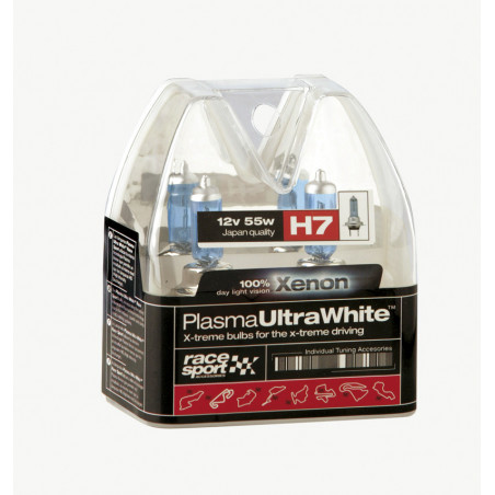 Boite d'ampoules H7 plasma ultra white 2 pièces